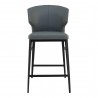 Moe's Home Collection Delaney Counter Stool - Grey - Front Angle