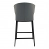 Moe's Home Collection Delaney Counter Stool - Grey - Base Angle