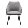 Moe's Home Collection Becket Dining Chair - Grey - Front Angle