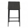 Moe's Home Collection Baron Counter Stool - Charcoal - Back Angle