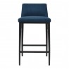Moe's Home Collection Baron Counter Stool in Blue - Front Angle