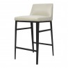 Moe's Home Collection Baron Counter Stool in Beige - Front Side Angle