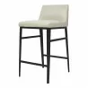 Moe's Home Collection Baron Counter Stool in Beige - Front Side Angle - Moe's Home Collection Baron Counter Stool in Beige - Front Side Angle