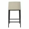 Moe's Home Collection Baron Counter Stool in Beige - Back Angle - Moe's Home Collection Baron Counter Stool in Beige - Back Angle