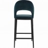 Moe's Home Collection Roger Counter Stool in Teal - Back Angle