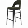 Moe's Home Collection Roger Bar Stool - Green Velvet - Perspective