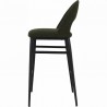 Moe's Home Collection Roger Bar Stool - Green Velvet - Side