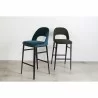 Moe's Home Collection Roger Barstool - Teal Velvet - Lifestyle - Moe's Home Collection Roger Barstool - Teal Velvet - Lifestyle