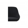 Moe's Home Collection Shelby Counter Stool in Black - Seat Closeup Angle