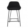 Moe's Home Collection Shelby Counter Stool in Black - Front Angle