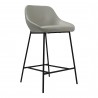 Moe's Home Collection Shelby Counter Stool in Beige - Front Side Angle