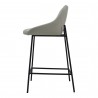 Moe's Home Collection Shelby Counter Stool in Beige - Side Angle