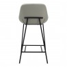 Moe's Home Collection Shelby Counter Stool in Beige - Back Angle