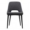 Moe's Home Collection Tizz Dining Chair Dark Grey/Light Grey - Front Angle