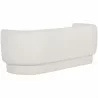 Sunpan Valence Sofa - Maya White - Back Side Angle - Sunpan Valence Sofa - Maya White - Back Side Angle