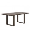 Sunpan Thanus Dining Table 72 '' Brown Oak - Front Side Angle