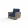 Coronado Swivel Rocker in Spectrum Indigo w/ Self Welt - Front Side Angle - Coronado Swivel Rocker in Spectrum Indigo w/ Self Welt - Front Side Angle