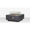 Source Furniture Elements Concrete Fire Pit (Square) Side Angle