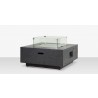 Source Furniture Elements Concrete Fire Pit (Square) Metal Cover