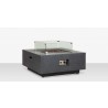 Source Furniture Elements Concrete Fire Pit (Square) Glass Angle