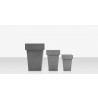 Source Furniture Elements Concrete Planter ( Square with Edge) Style Side