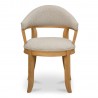 Moe's Home Collection Carlos Dining Chair in Taupe - Front