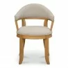 Moe's Home Collection Carlos Dining Chair in Taupe - Front - Moe's Home Collection Carlos Dining Chair in Taupe - Front