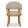 Moe's Home Collection Carlos Dining Chair in Taupe - Back - Moe's Home Collection Carlos Dining Chair in Taupe - Back