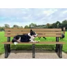 Polly Products Economizer Backed Bench - Polly Products Economizer Backed Bench