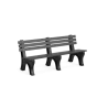 Polly Products Economizer Backed Bench Side - Polly Products Economizer Backed Bench Side