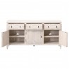 Essentials For Living Emerie Media Sideboard - Front with Both Drawers Opened