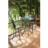 Outdoor Greatroom Company Empire Round Pub Table - Lifestyle