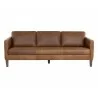 Sunpan Karmelo Sofa Cognac Leather - Front Angle - Sunpan Karmelo Sofa Cognac Leather - Front Angle