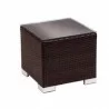 Aruba End Table Java Wicker - No Glass - Aruba End Table Java Wicker - No Glass