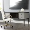 Sunpan Pattinson Desk Dark Brown-Grey Shagreen - Lifestyle - Sunpan Pattinson Desk Dark Brown-Grey Shagreen - Lifestyle