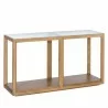 Sunpan Oakville Console Table - Front Side Angle - Sunpan Oakville Console Table - Front Side Angle