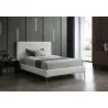 Whiteline Modern Living Liz Full Bed In Fully Upholstered Dark White Faux leather - Lifestyle - Whiteline Modern Living Liz Full Bed In Fully Upholstered Dark White Faux leather - Lifestyle