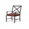 La Jolla Dining Chair in Canvas Henna w/ Self Welt - Front Side Angle