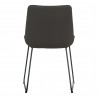 Moe's Home Collection Villa Dining Chair in Black - Set of Two - Back Angle
