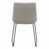 Moe's Home Collection Villa Dining Chair in Grey - Set of Two - Back Angle