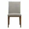 Moe's Home Collection Frankie Dining Chair in Grey - Set of Two - Front Angle