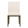 Moe's Home Collection Frankie Dining Chair in White - Set of Two - Front Angle