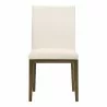 Moe's Home Collection Frankie Dining Chair in White - Set of Two - Front Angle - Moe's Home Collection Frankie Dining Chair in White - Set of Two - Front Angle