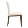 Moe's Home Collection Frankie Dining Chair in White - Set of Two - Side Angle - Moe's Home Collection Frankie Dining Chair in White - Set of Two - Side Angle
