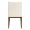 Moe's Home Collection Frankie Dining Chair in White - Set of Two - Back Angle