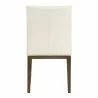 Moe's Home Collection Frankie Dining Chair in White - Set of Two - Back Angle - Moe's Home Collection Frankie Dining Chair in White - Set of Two - Back Angle
