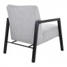 Moe's Home Collection Fox Chair Beach Stone - Grey - Back Side Angle