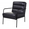 Moe's Home Collection Verlaine Chair Raven Black - Front Side Angle