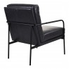 Moe's Home Collection Verlaine Chair Raven Black - Back Side Angle