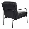 Moe's Home Collection Verlaine Chair Raven Black - Back Side Angle - Moe's Home Collection Verlaine Chair Raven Black - Back Side Angle